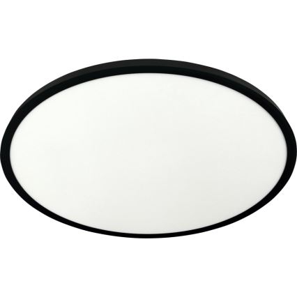 LED Stropní svítidlo LED/40W/230V 3000/4000/6500K pr. 50 cm černá